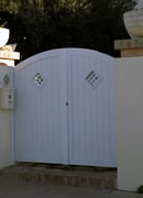 Puerta valla PVC Cartagena Murcia